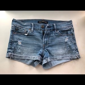 Abercrombie & Fitch ripped jean shorts